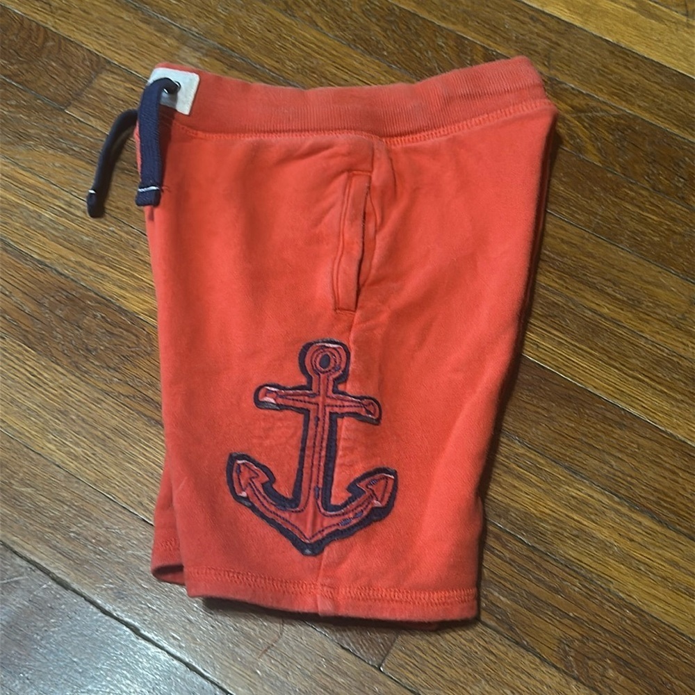 Mini Boden Boy's Anchor Sweat Shorts, Sz 7 - Picture 3 of 5